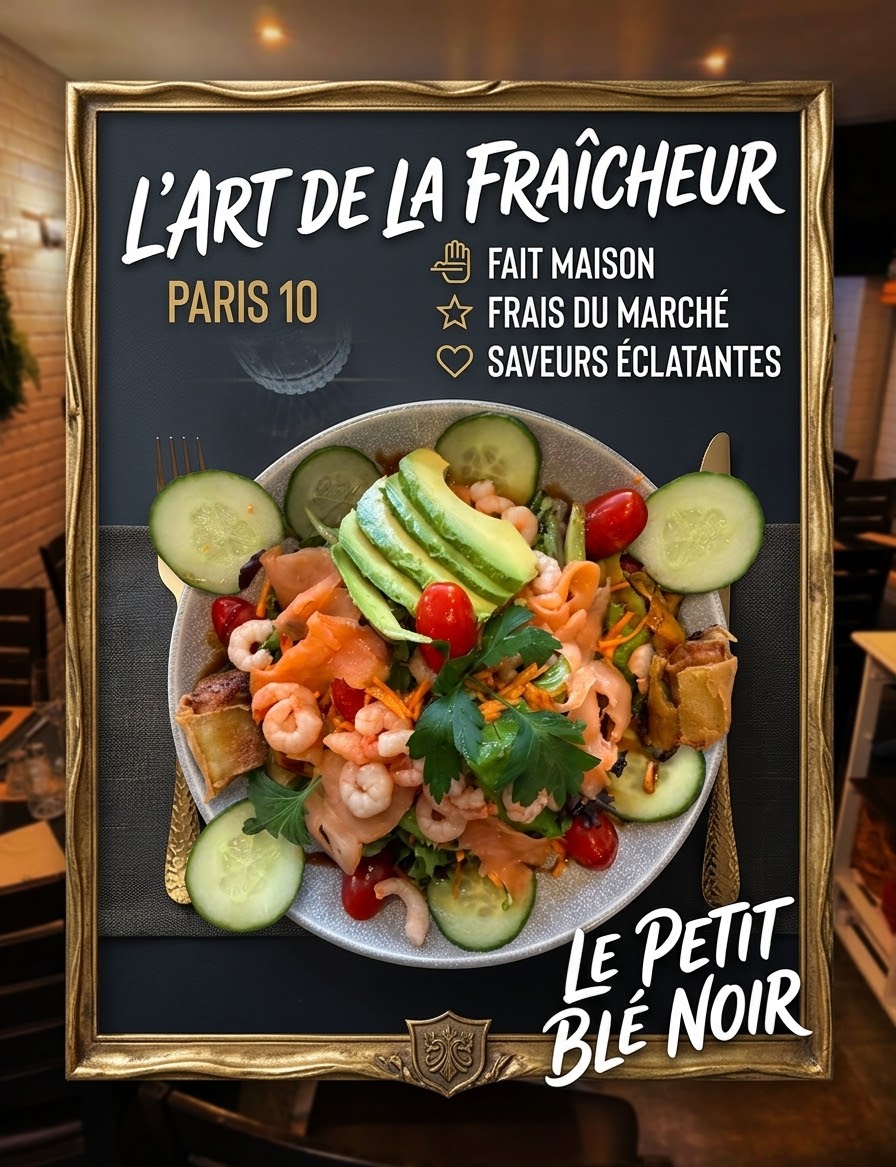 Salade crevettes & saumon